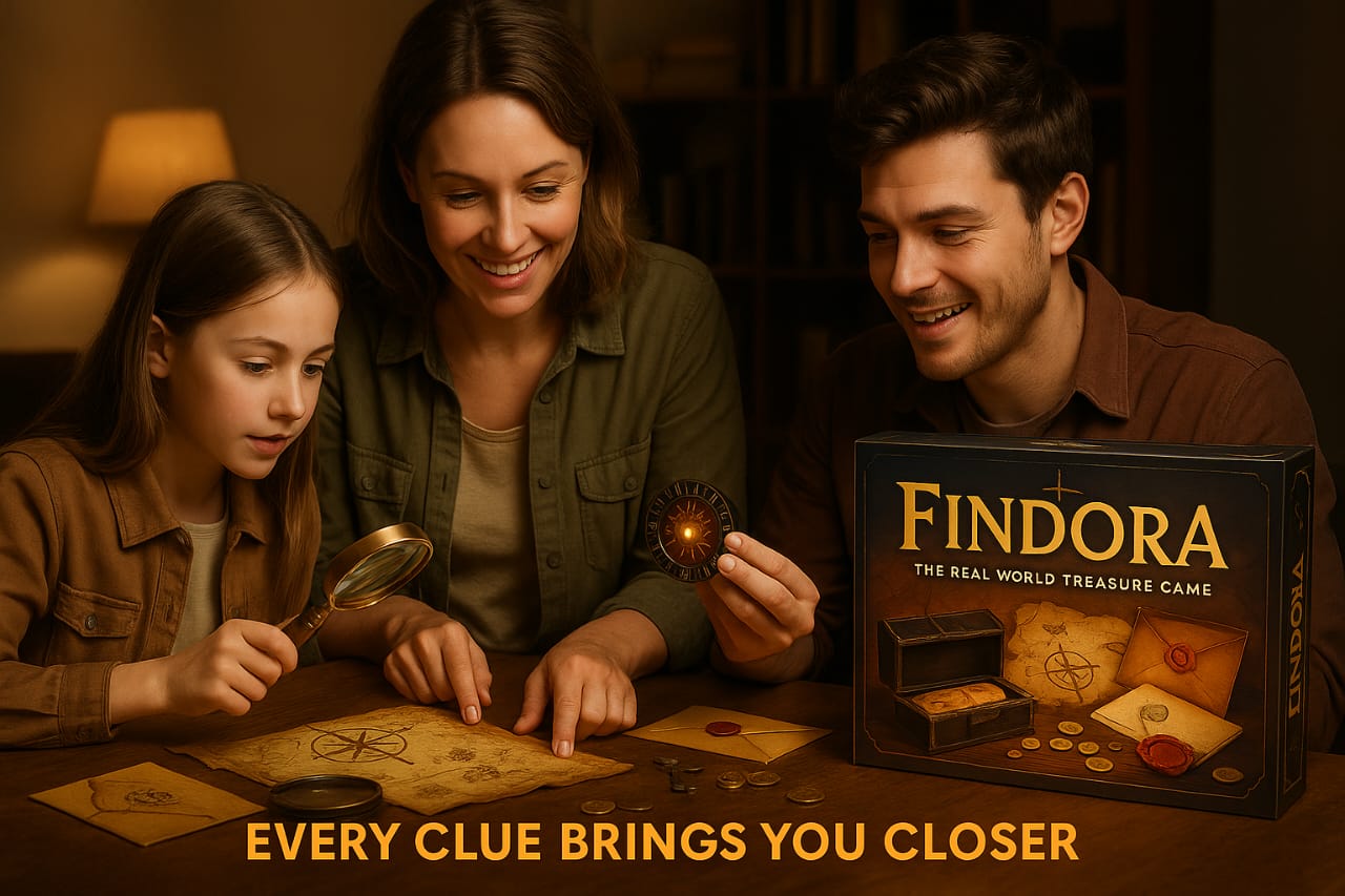 Findora™ - The Real-World Treasure Hunt Game | Adventure Puzzle Game for Family, Friends